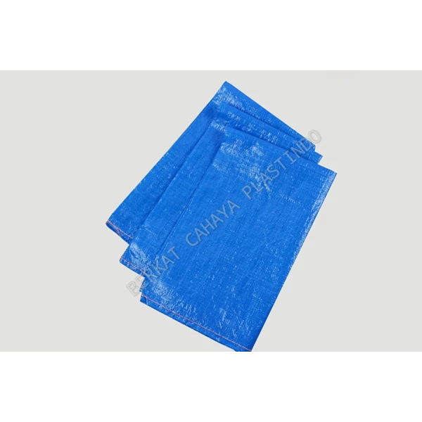 Karung Plastik Warna  Biru Ukuran 60 X 98