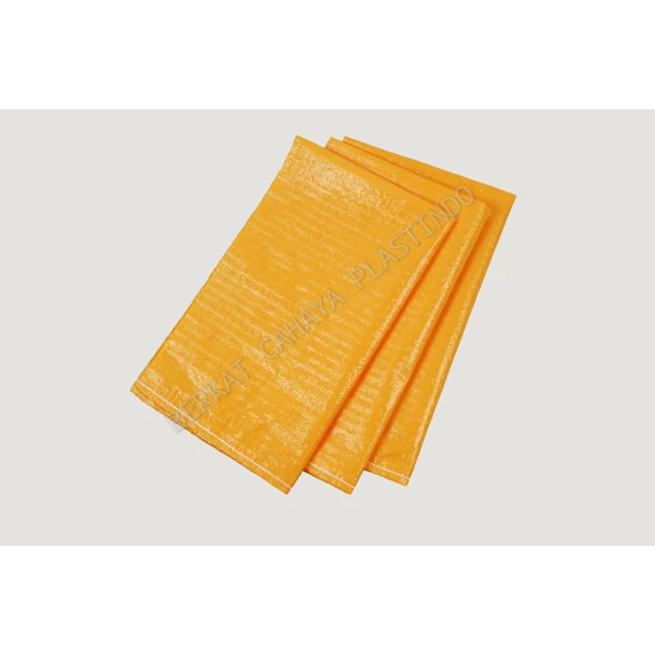 Karung Plastik / Karung Warna / Karung Kuning / Karung Oranye / 60 x 98 / 10x10