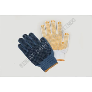 Safety Gloves / Spotted Hands / Knitting Gloves