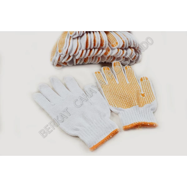 Safety Gloves / Spotted Hands / Knitting Gloves